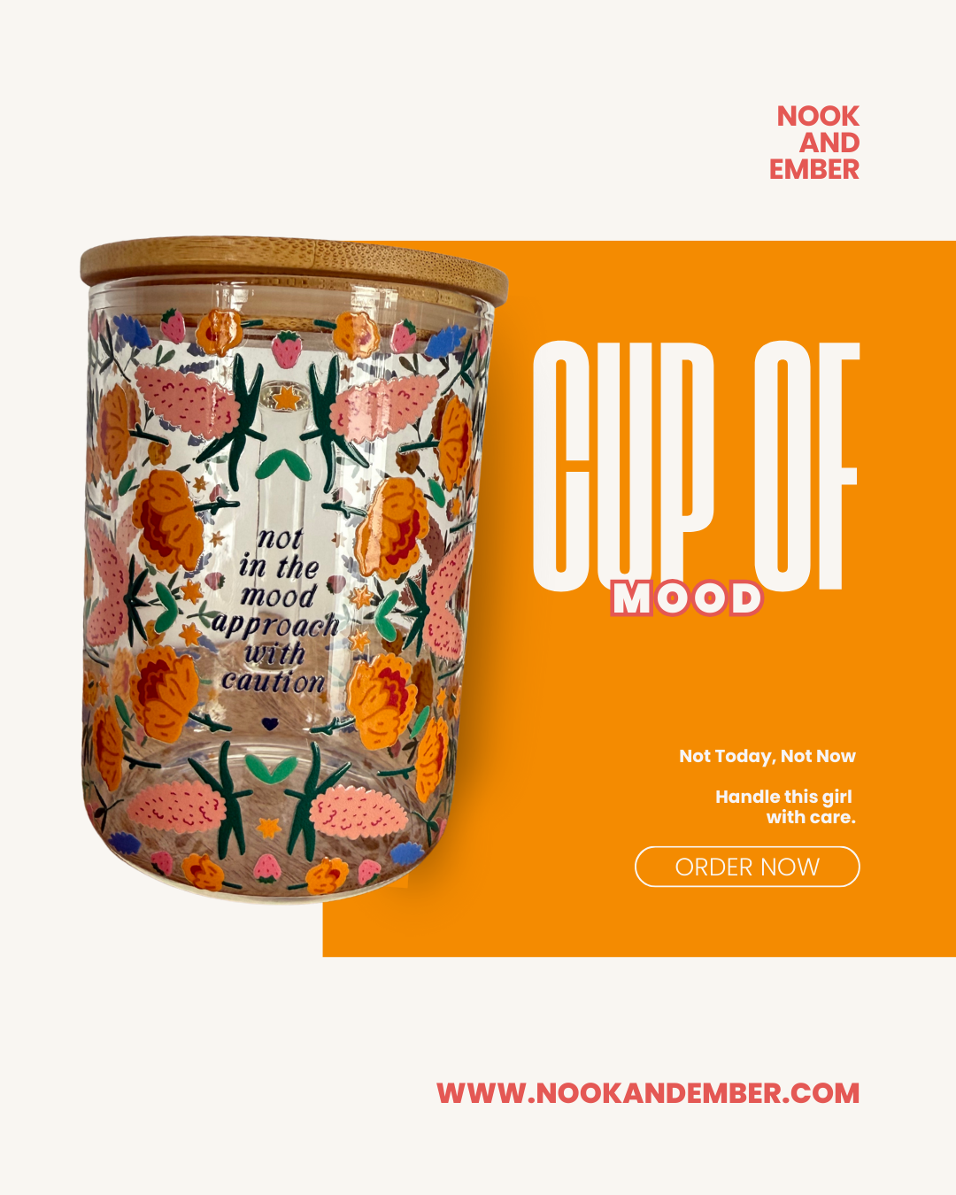 Not in the Mood — Approach with Caution Mug or Tumbler