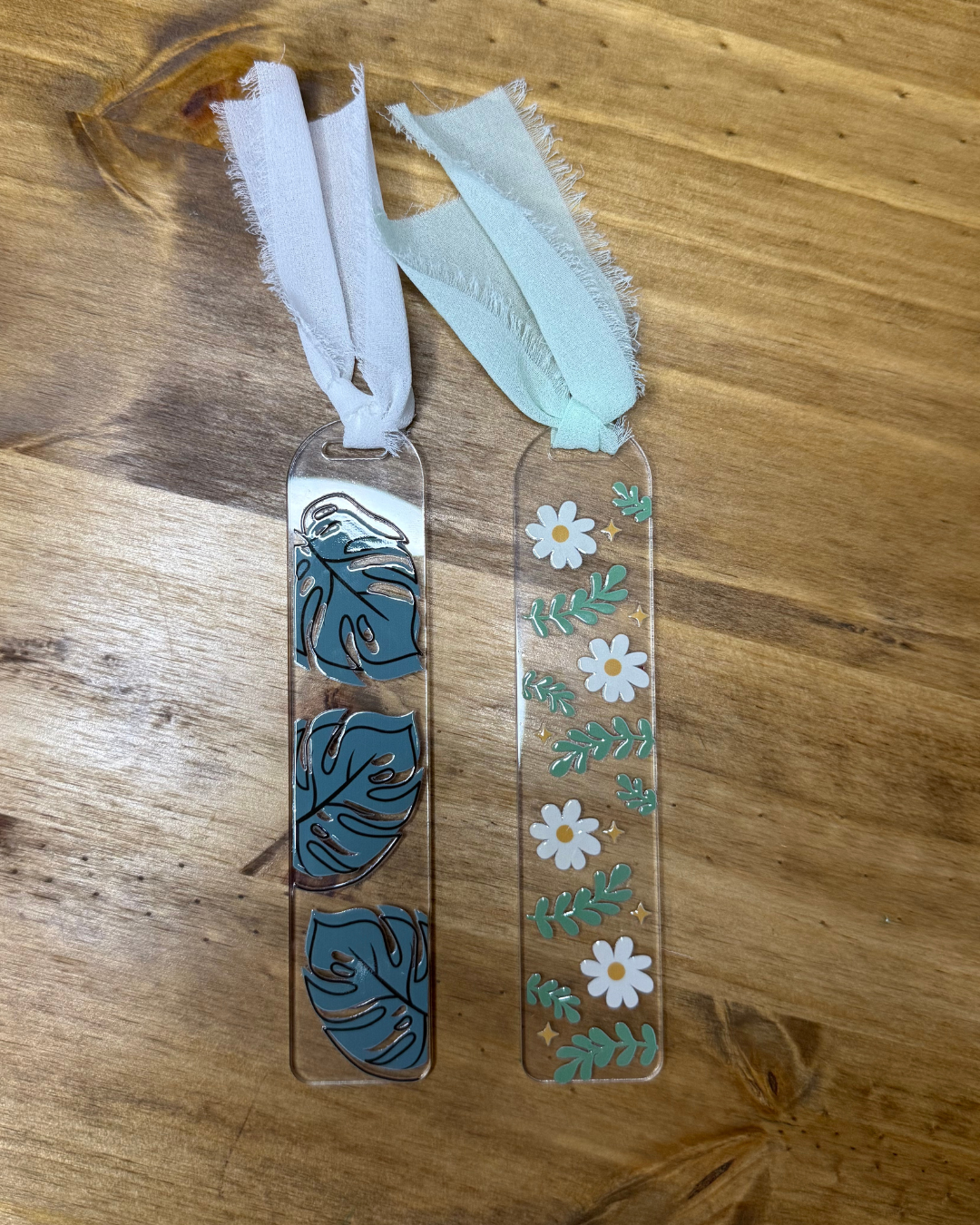 Patterned Acrylic Bookmark Set