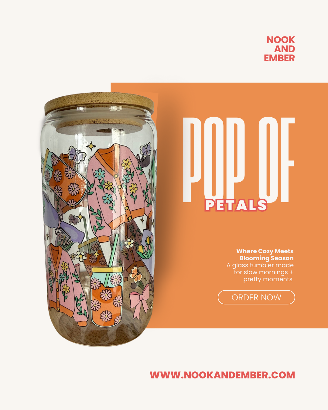 Spring Sweaters & Blooms Tumbler or Mug