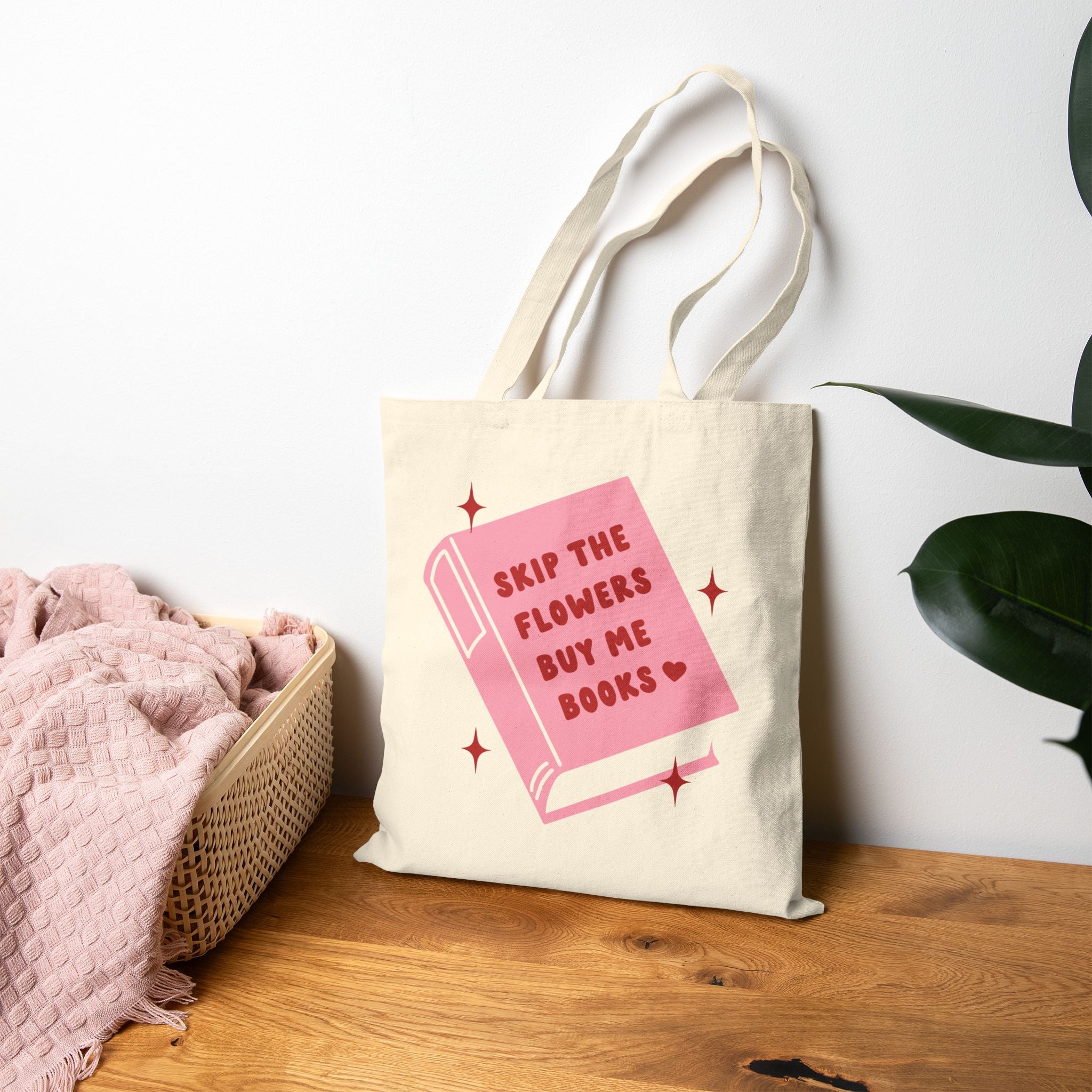 Buy Me Books Canvas Tote