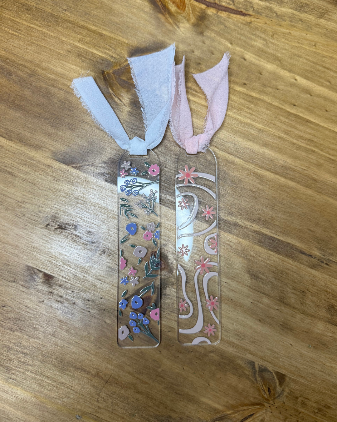 Patterned Acrylic Bookmark Set