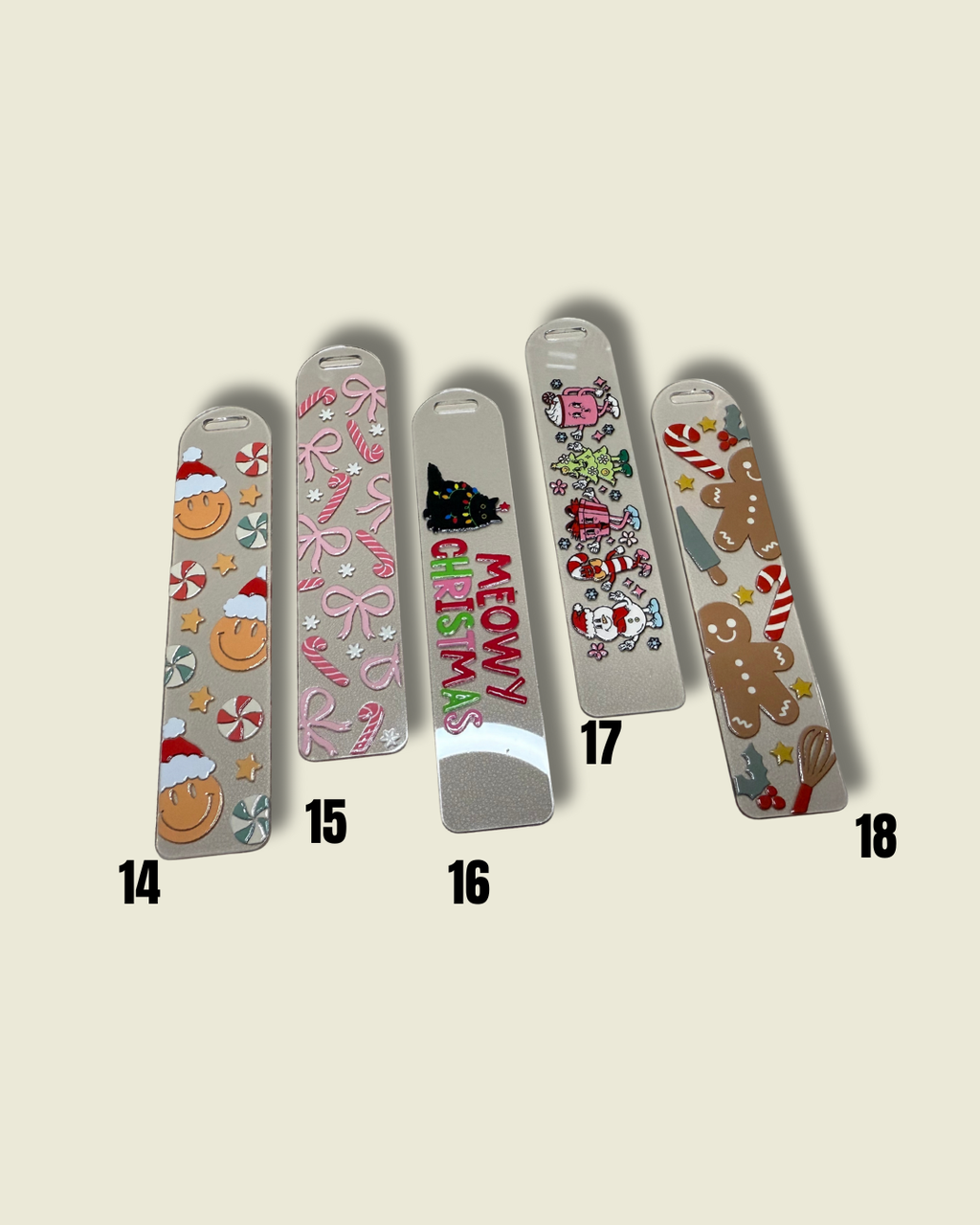 Christmas Bookmark Drop