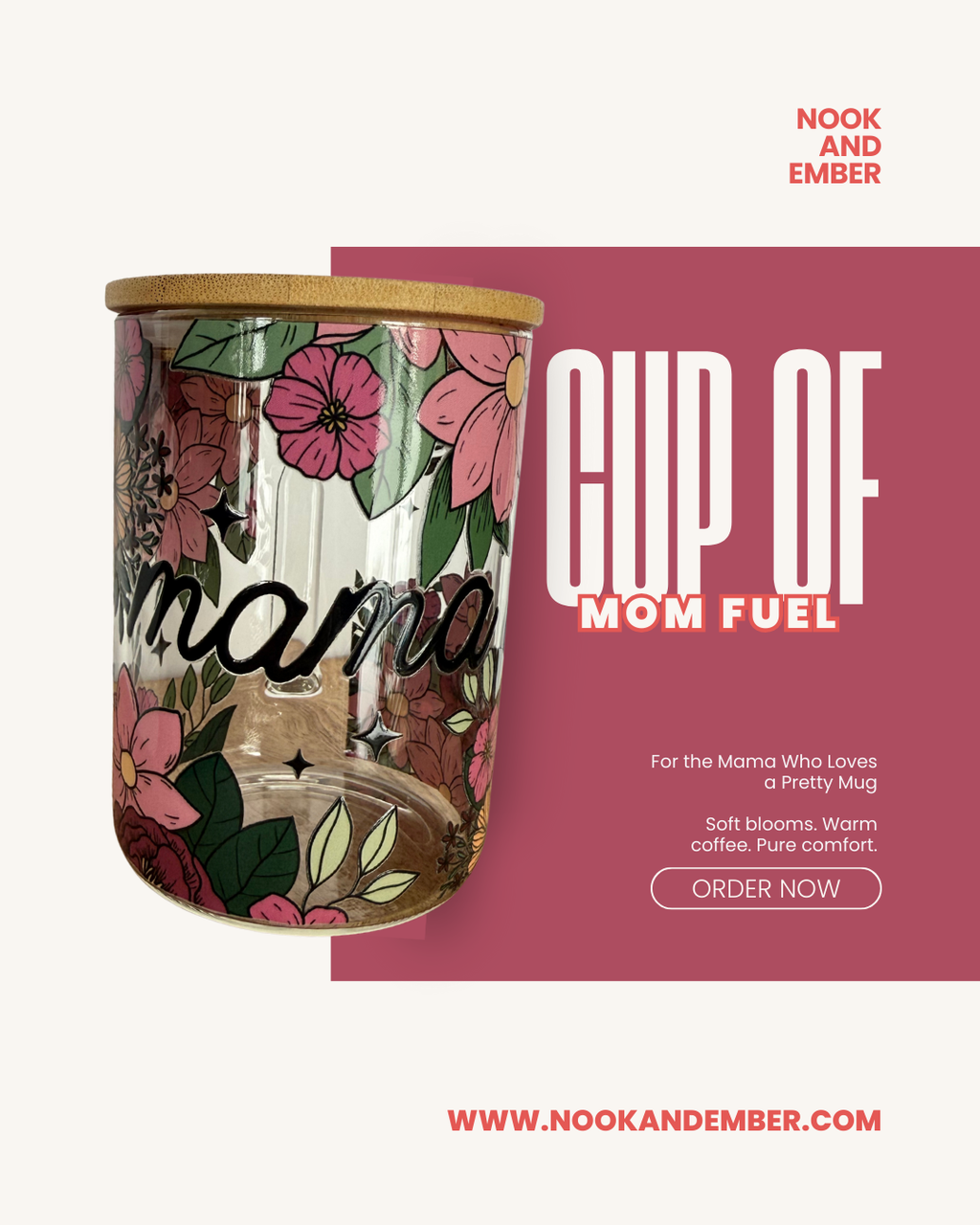 Mama in Bloom — Floral Mug or Tumbler