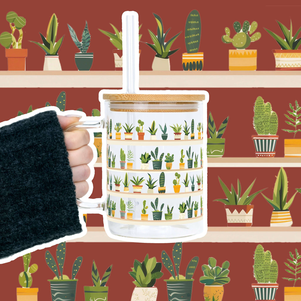 Must Love Plants Clear Mug