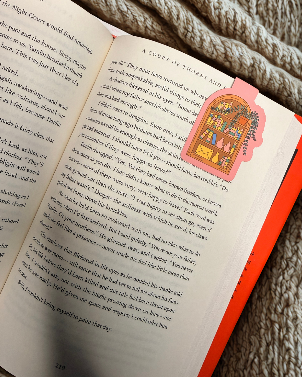TBR Shelf Magnetic Bookmark