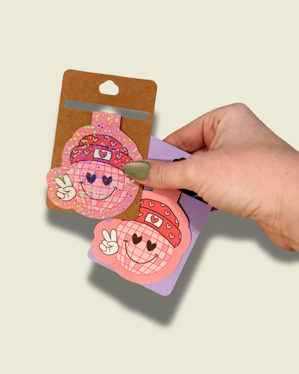 Groovy Smiley Magnetic Bookmark