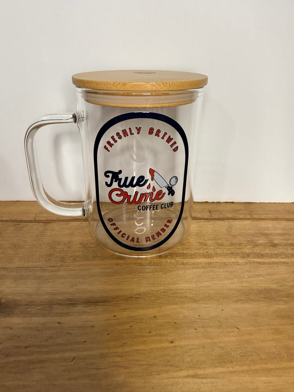 True Crime Coffee Club mug or tumbler