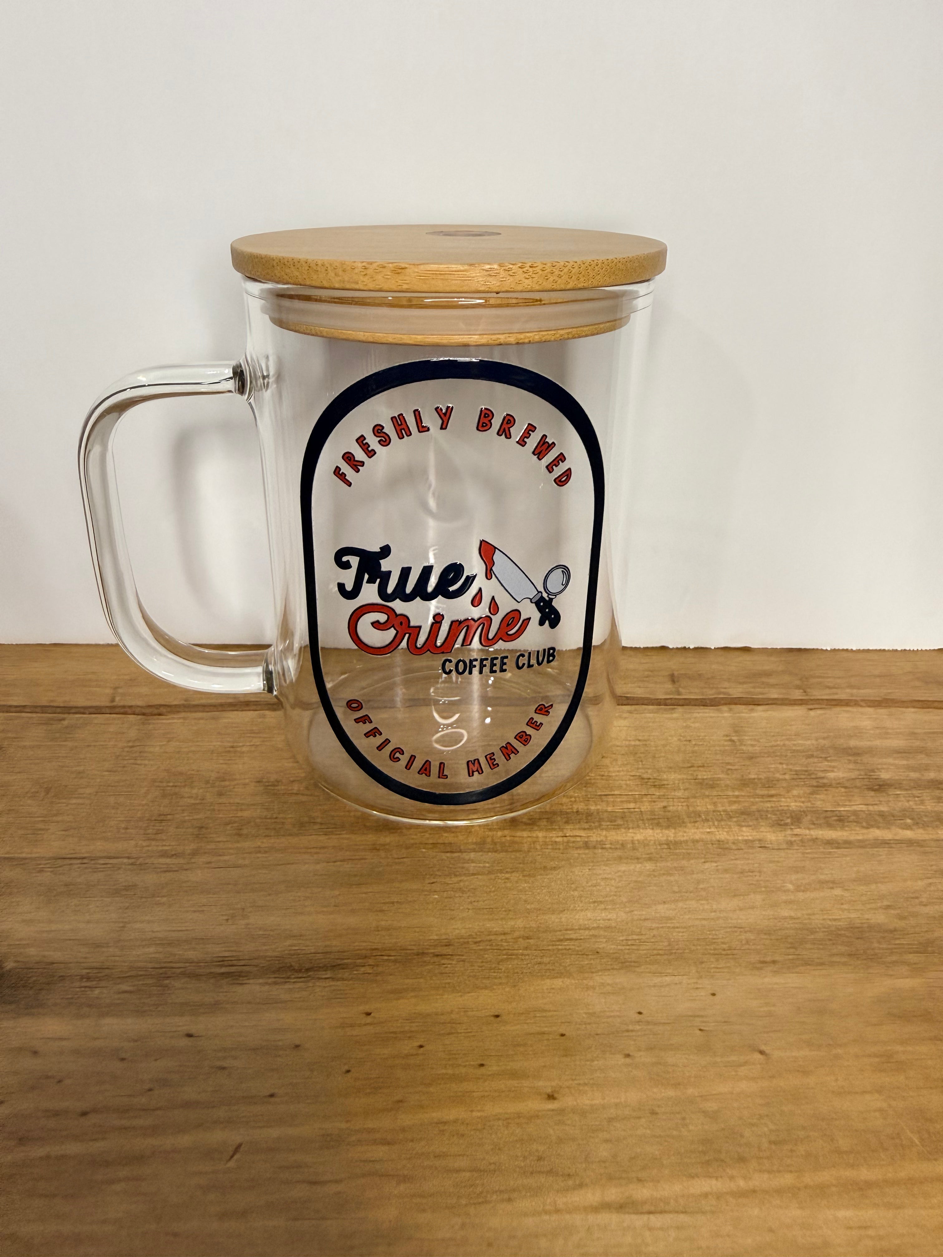 True Crime Coffee Club mug or tumbler
