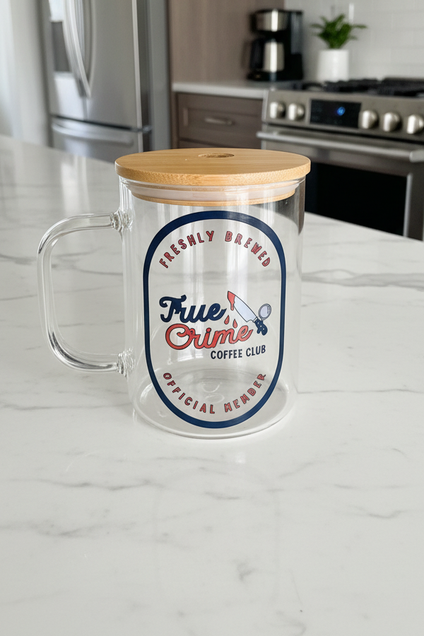 True Crime Coffee Club mug or tumbler