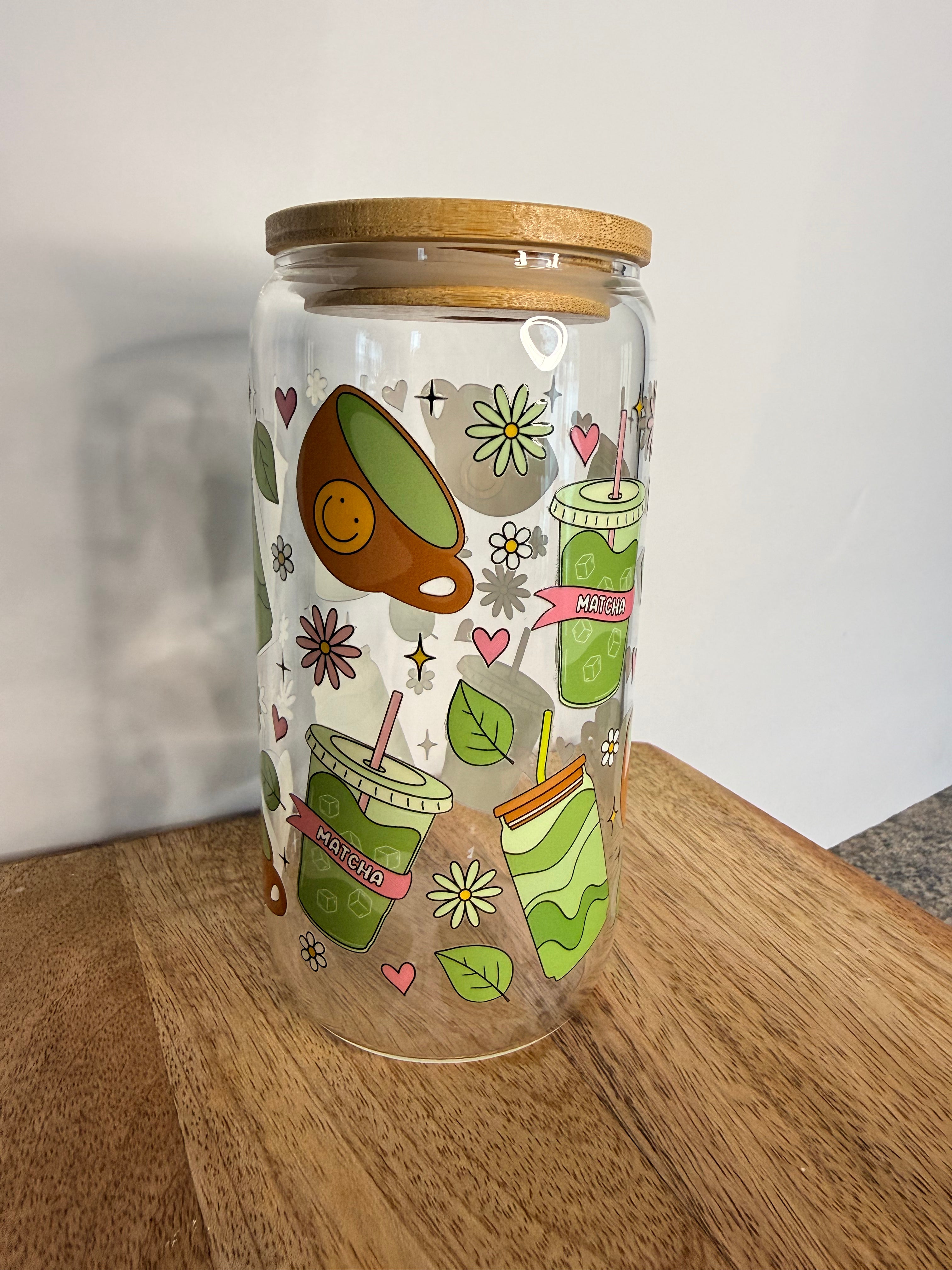 Matcha Glass Tumbler or Mug