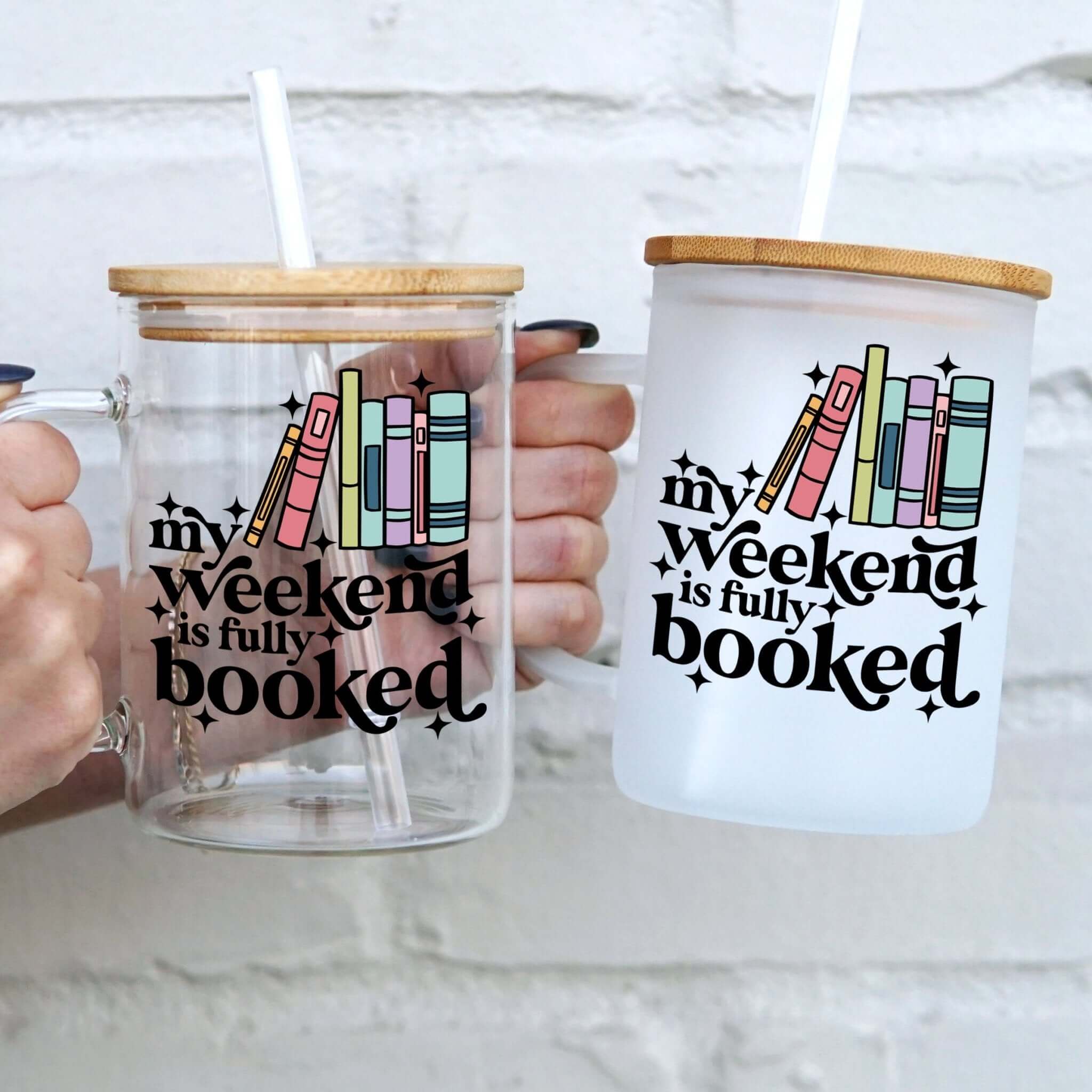 Fully Booked Clear Mug