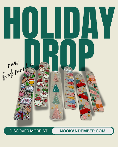 Christmas Bookmark Drop